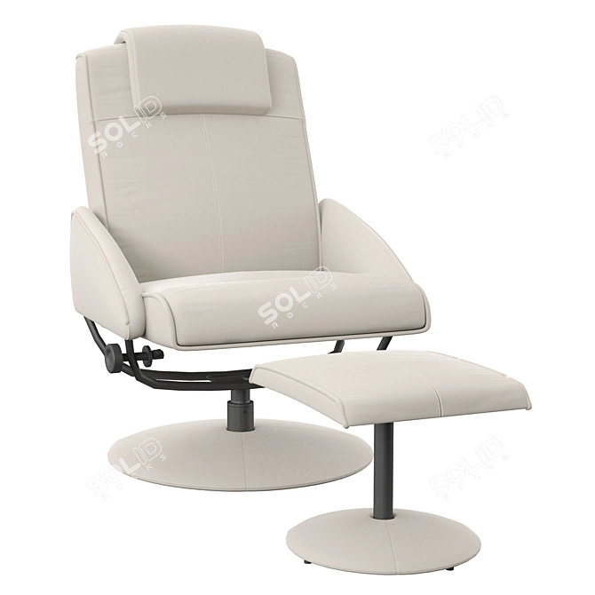 ComfortMax Kansas Recliner: Optimal Relaxation 3D model image 2