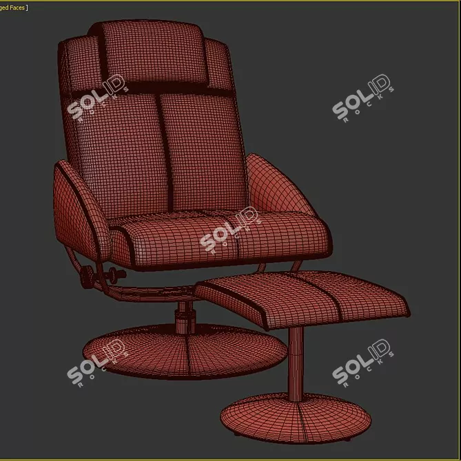 ComfortMax Kansas Recliner: Optimal Relaxation 3D model image 3