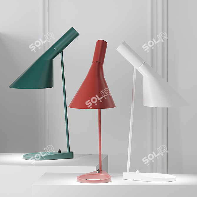 AJ Table Lamp: Danish Design Brilliance 3D model image 1