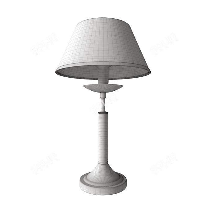 Elegant Classic Table Lamp 3D model image 3