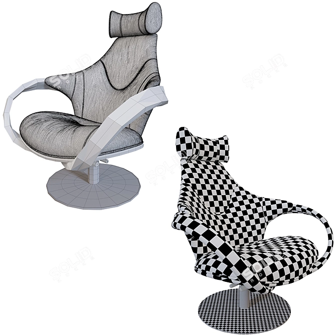 Actual Design Apriori R Armchair 3D model image 3