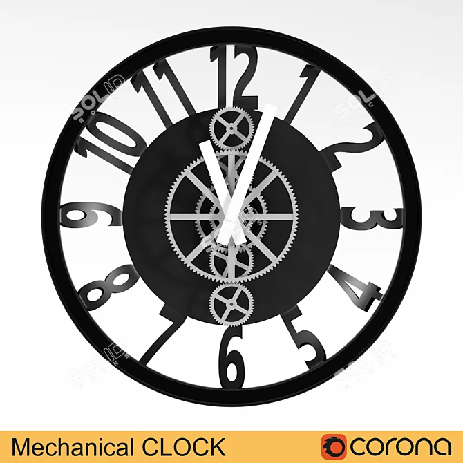 Stylish Mechanical Watches 3D model image 1