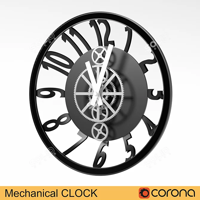 Stylish Mechanical Watches 3D model image 2