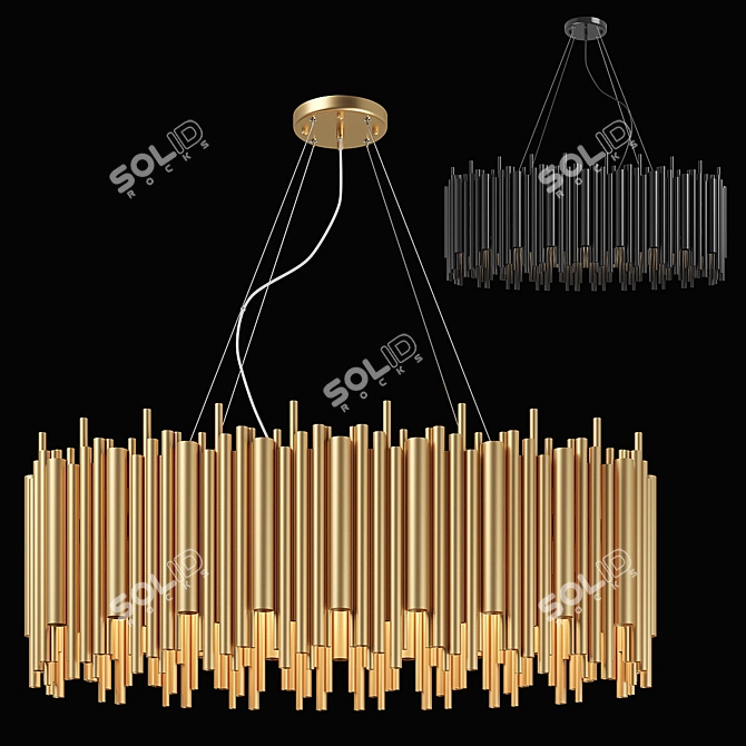 Savona Lightstar Chandelier 3D model image 2