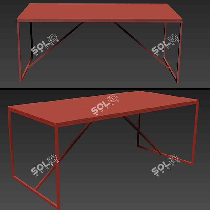 Chic Cheri Dining Set 3D model image 3