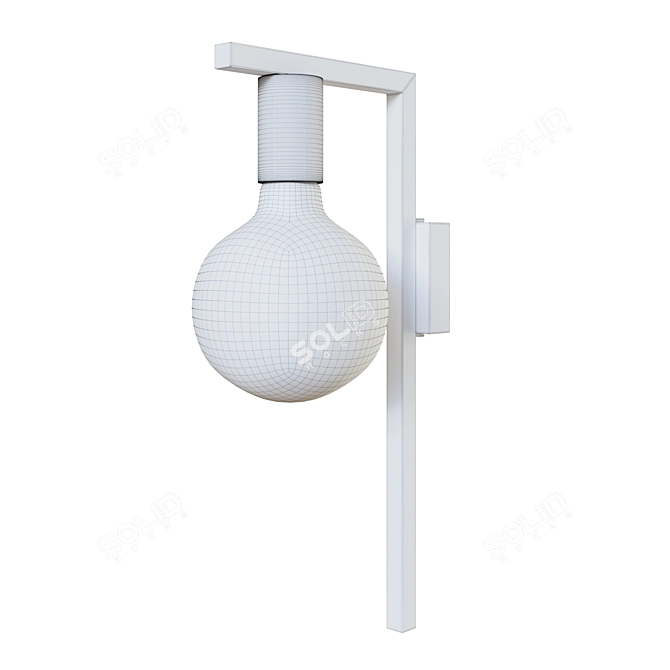 Elegant Twin Bra with Illumination 3D model image 2