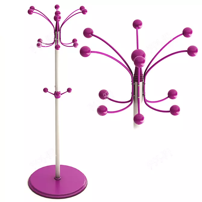 Space-Saving Baby Stand Hanger 3D model image 1