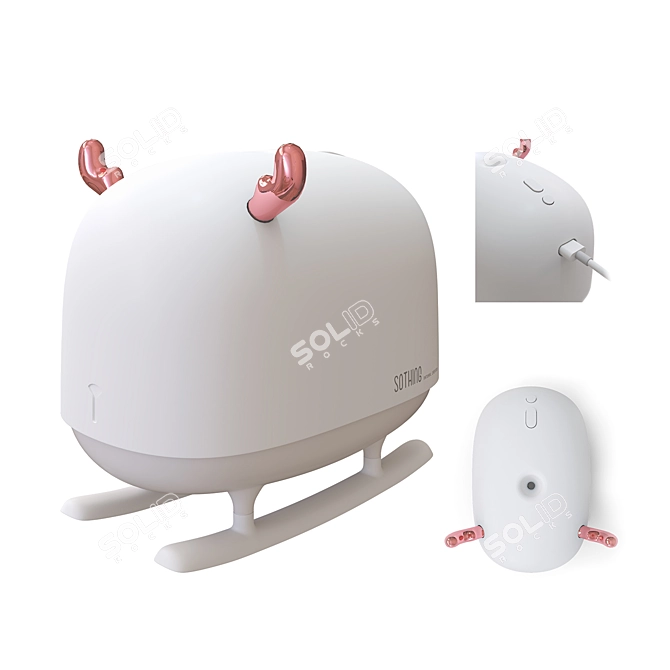 Xiaomi Miija Humidifier - Air Purifier 3D model image 1