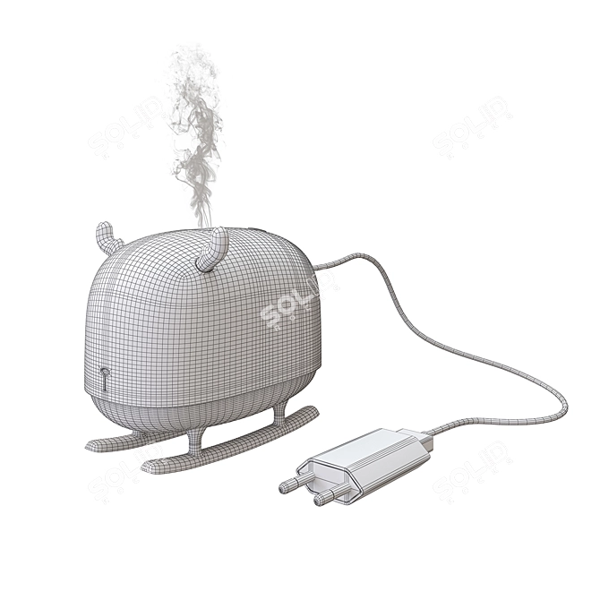 Xiaomi Miija Humidifier - Air Purifier 3D model image 3