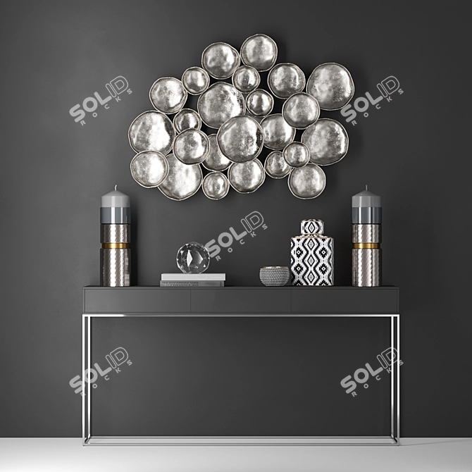 Elegance in Home Decor Set 3D model image 1