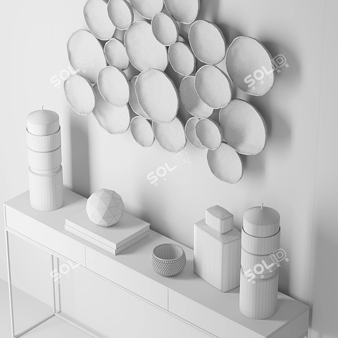 Elegance in Home Decor Set 3D model image 3