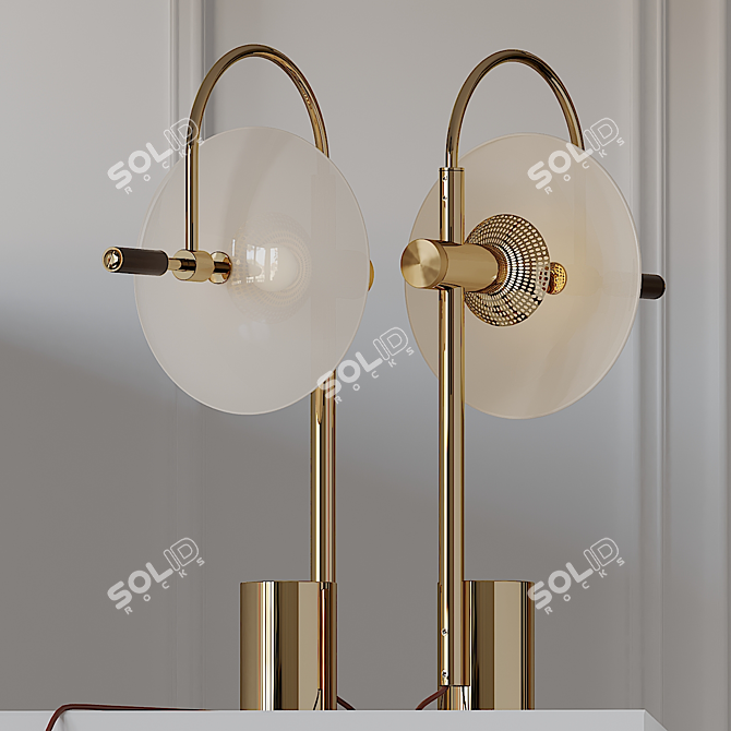 Elegant Illuminate: APERTURE Table Lamp 3D model image 1