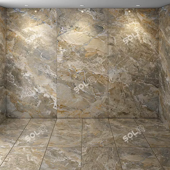 Elegant Marble Stone_014 3D model image 1