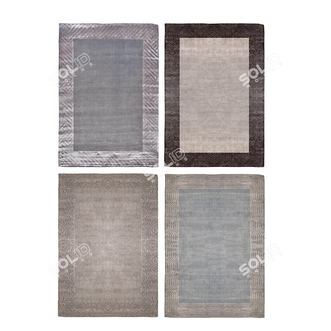 Classic Elegance: Superior Quality Rugs 3D model image 3