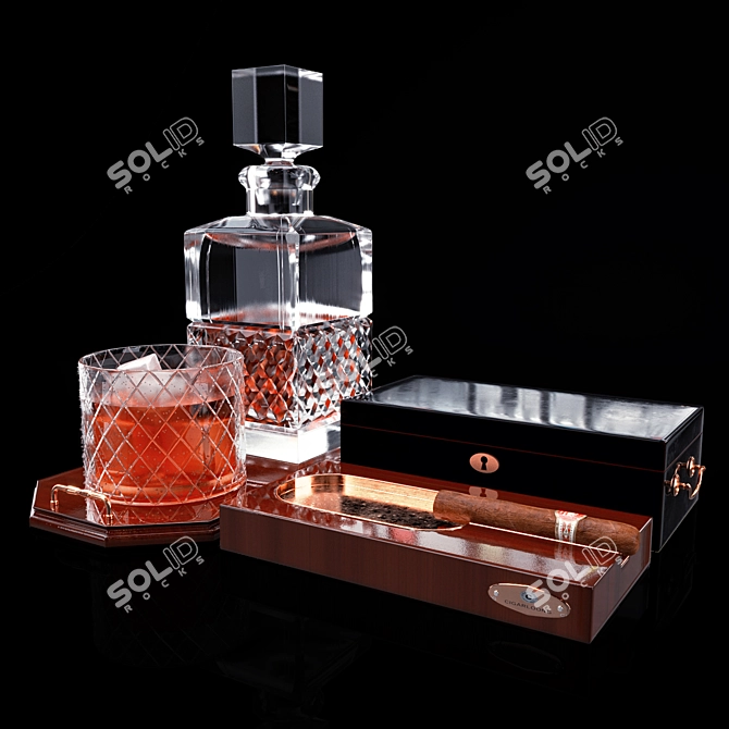 Elevate Your Whiskey Experience 3D model image 1