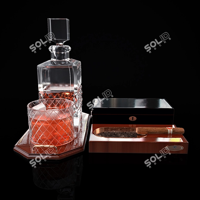 Elevate Your Whiskey Experience 3D model image 2