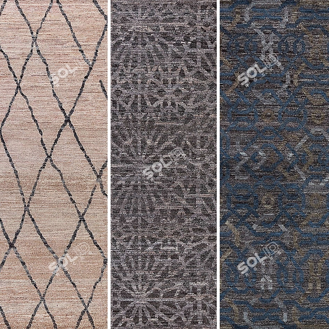 Himalayan Highland Wool Carpets 3D model image 2