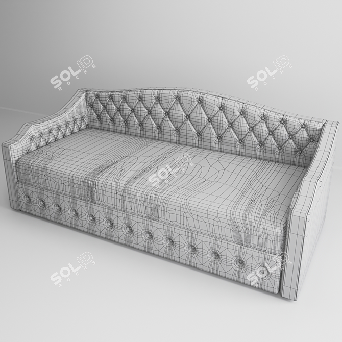 Aurora Sofa Bed: Versatile Comfort 3D model image 3