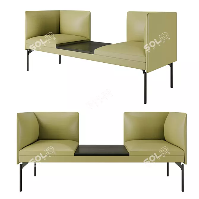 Modular Sofa Toronto - Flexible and Stylish 3D model image 1