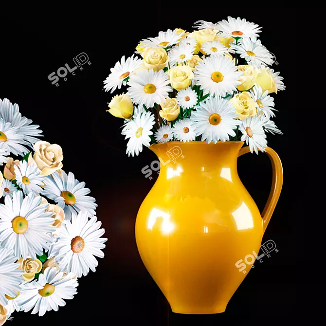 Soothing Floral Blend 3D model image 1