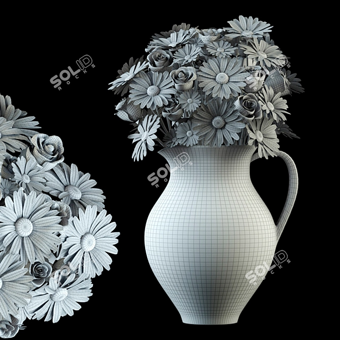 Soothing Floral Blend 3D model image 2