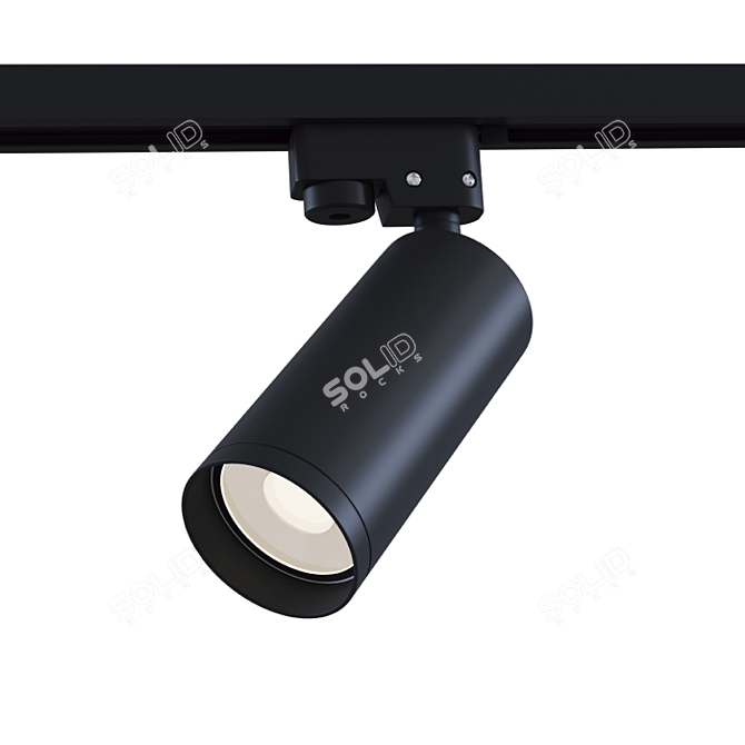 Modern Track Lamp: TR004-1-GU10-B 3D model image 1