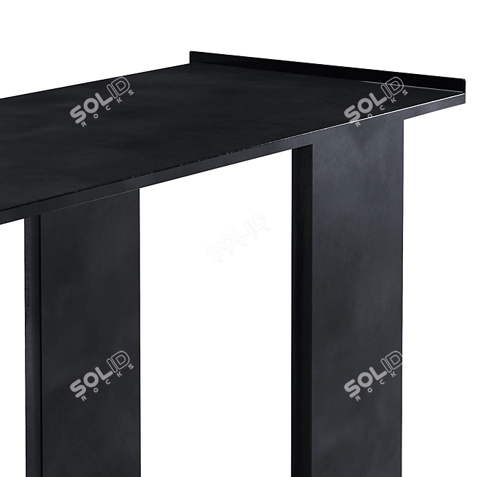 Elegant Liaigre Dogue Console 3D model image 2