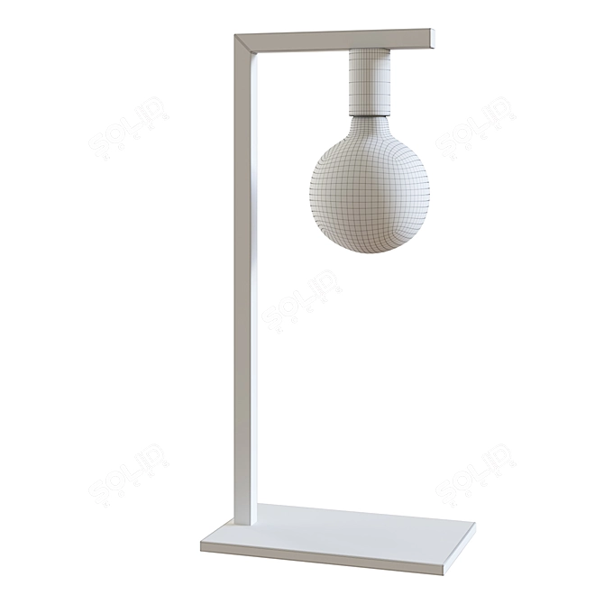 Elegant Twin Table Lamp Rossini 3D model image 2