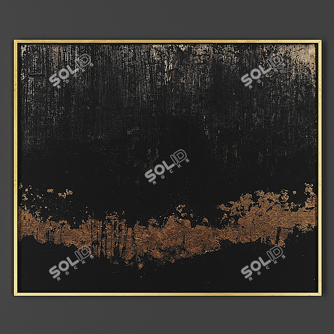 Elegant Frame for Art 3D model image 1