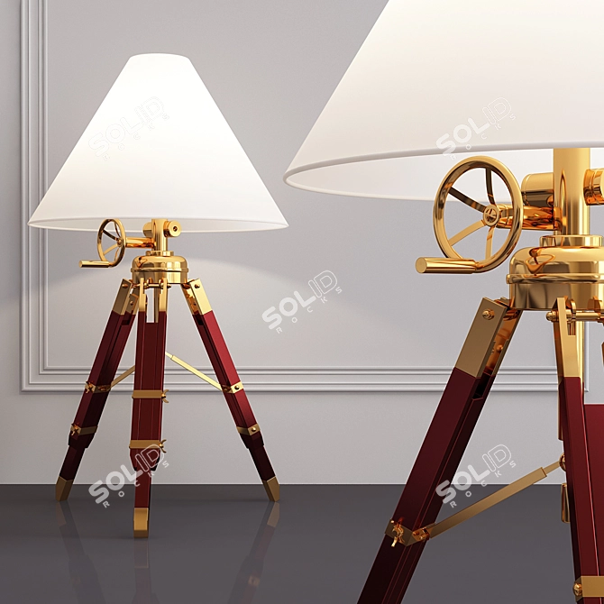 Sleek Table Lamps Collection 3D model image 3