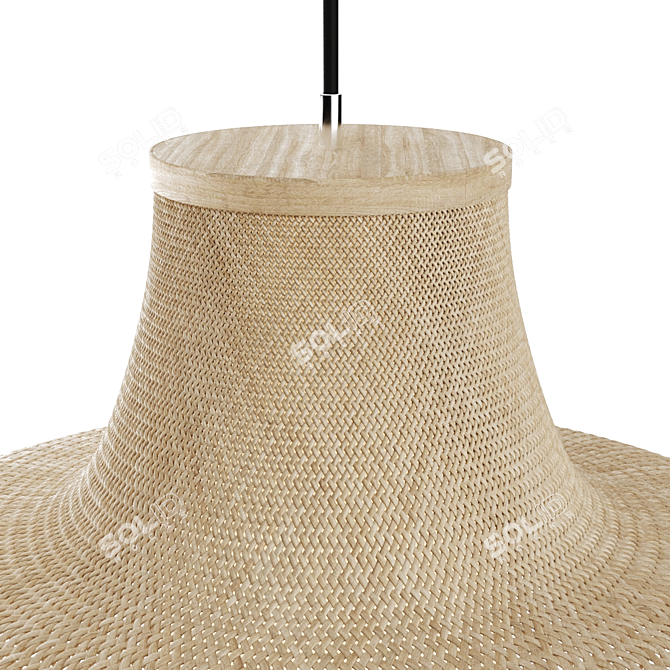 Ay Illuminate Bamboo Ceiling Lamp 3D model image 2