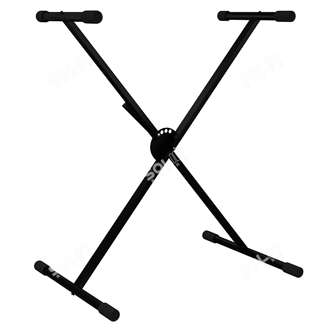 NOMAD NKS-K119 Adjustable X-Style Keyboard Stand 3D model image 1