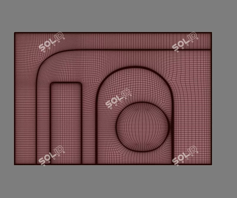 Premium Minotti Carpet - 600x400 3D model image 3