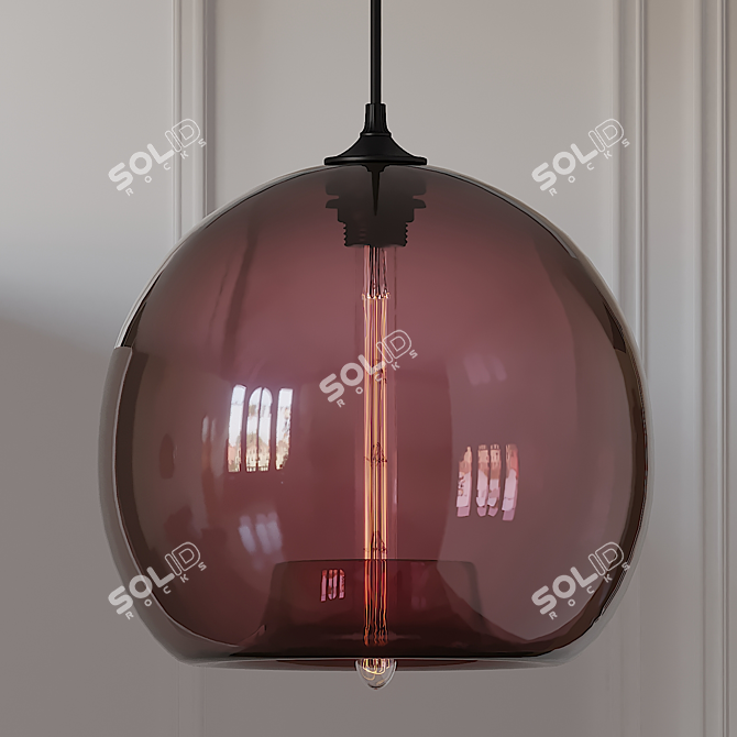 Stamen Pendant Lamp by Jeremy Pyles | 6 Colors 3D model image 2