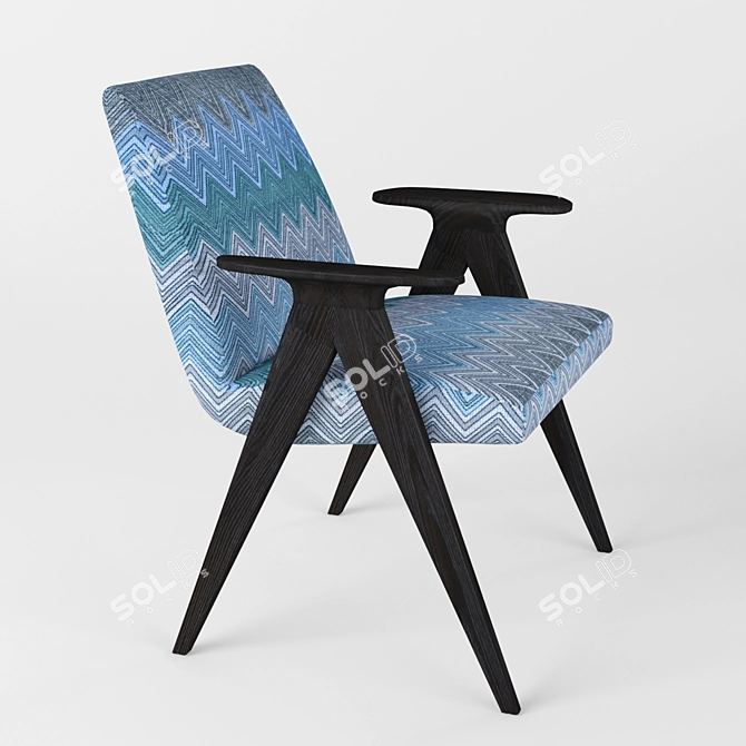 Modern Armchair 3D model image 2