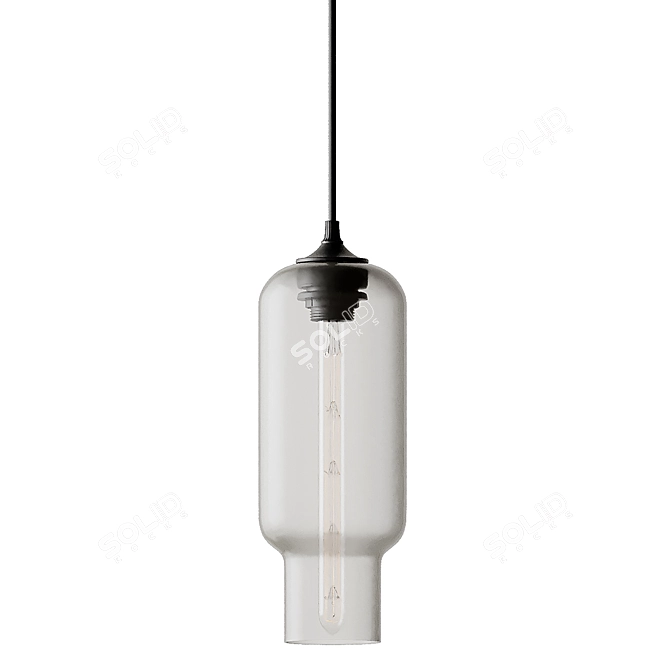 Elegant Pharos Pendant Lamps 3D model image 7