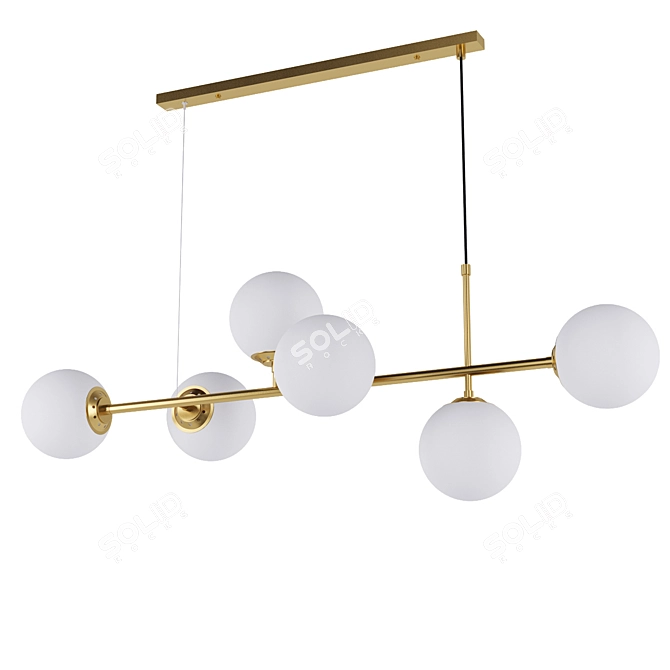 BB Chandelier - Elegant Lighting Fixture 3D model image 2