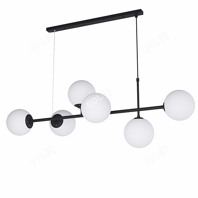 BB Chandelier - Elegant Lighting Fixture 3D model image 3