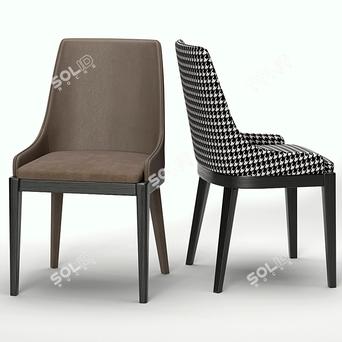 Elegant Borromeo Table: Eye-Catching Design 3D model image 2