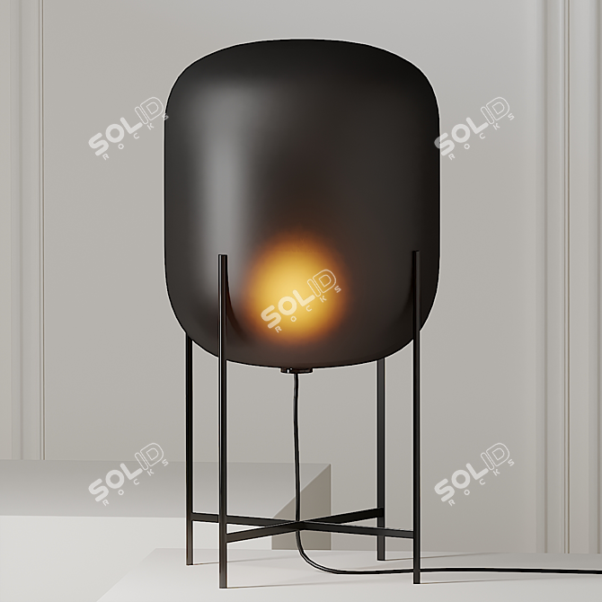 Oda Medium: A Stylish Floor Lamp by Pulpo 3D model image 3