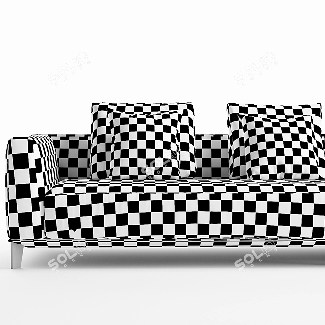 Albertasalotti Dylan 2-Seater Sofa 3D model image 7