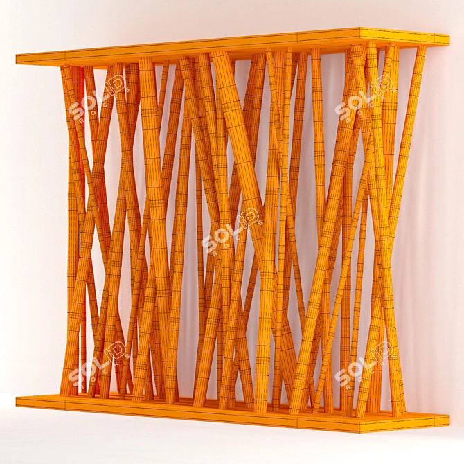 Bamboo Fusion Wall Art 3D model image 3