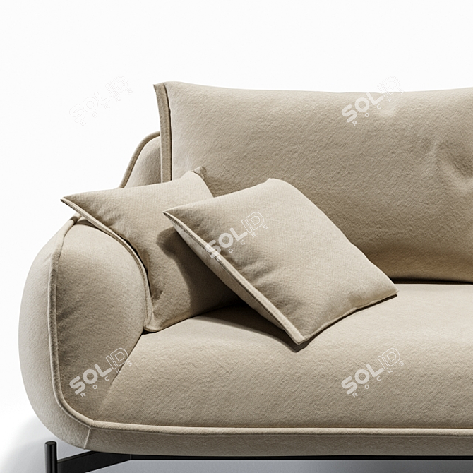 Moya Cloud Sofa: Ultimate Comfort & Elegant Design 3D model image 2