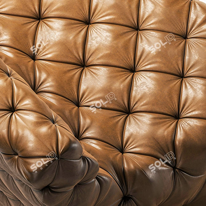 Bernhardt Rigby Leather Chair 3D model image 2