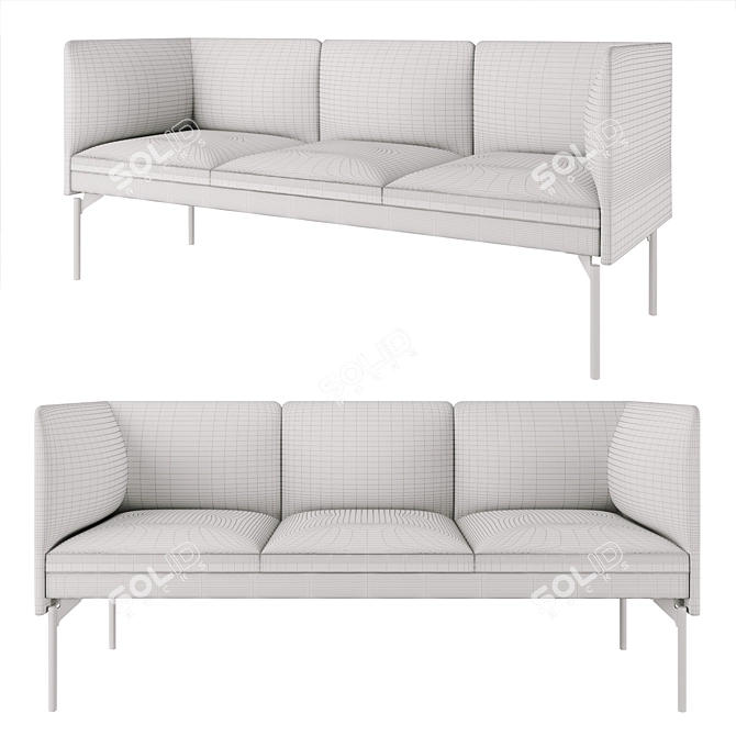 Modular Toronto Sofa - Flexible and Stylish Solution 3D model image 2