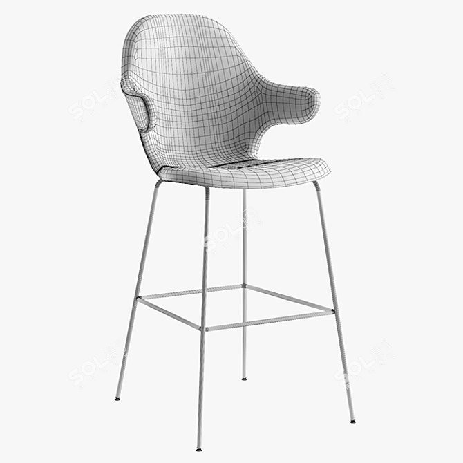 Ria JH17 Chair - Modern and Stylish Design 3D model image 3