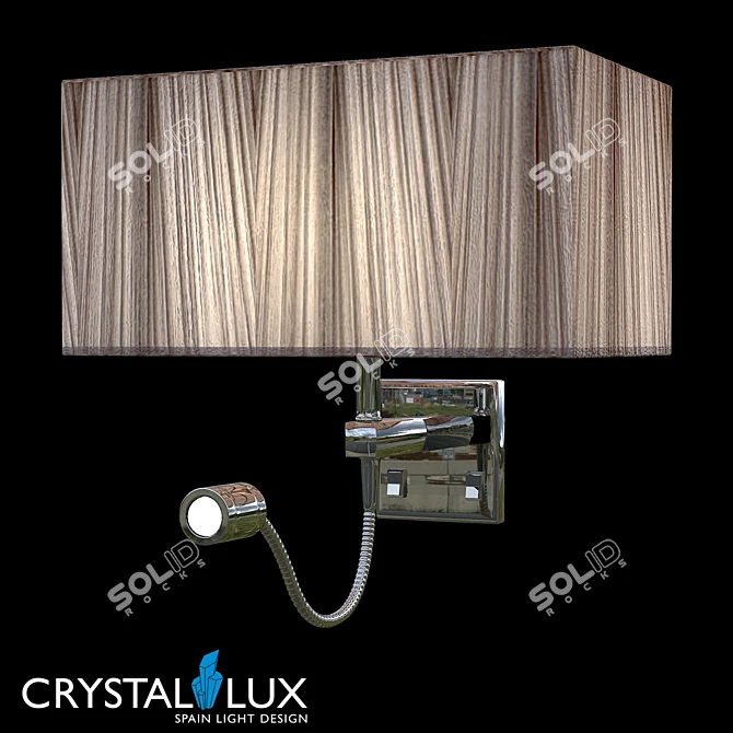 Crystal Lux Miko AP2 Pendant Light 3D model image 1