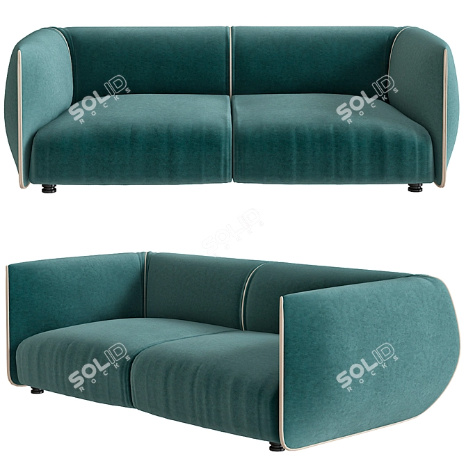 MIA Sofas: Unmatched Elegance 3D model image 1