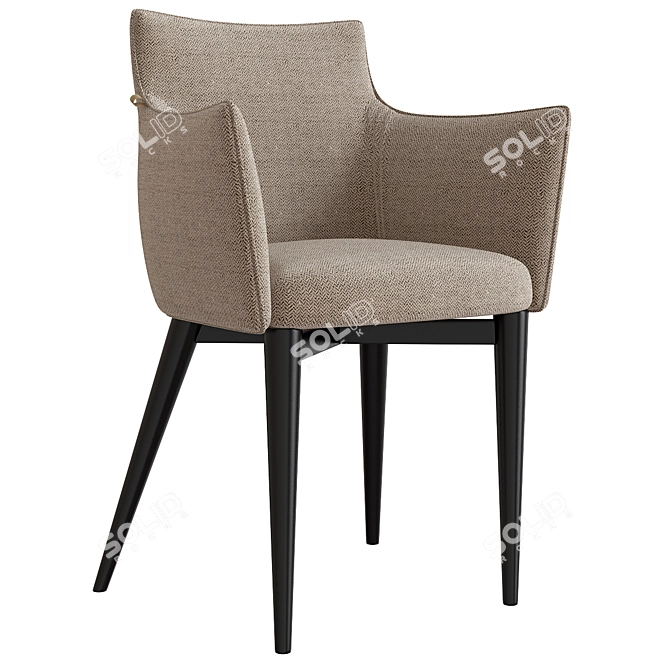 Luxury Russian Designer Chair 3D model image 1
