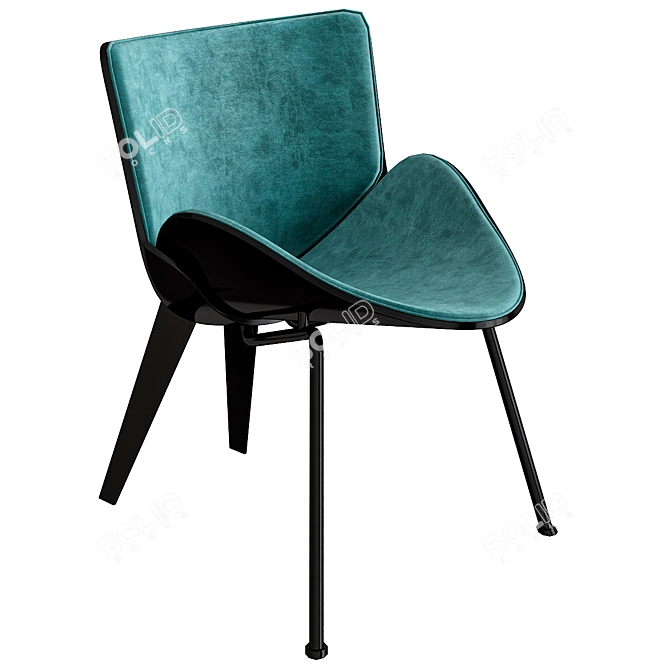 Cozy Do Maru LEVIEN Armchair 3D model image 1